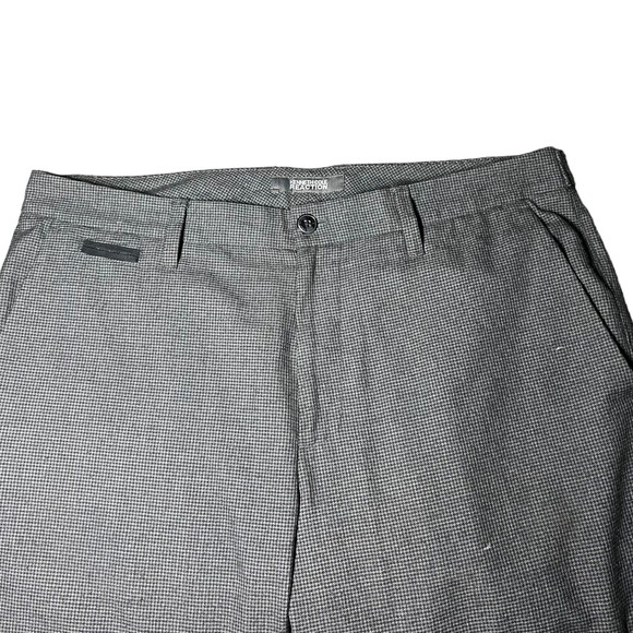 Kenneth Cole Reaction Dark Gray Spotted Viscose Dress Pants Womens Size 34/32 - Picture 7 of 11